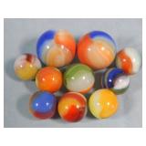 (10) Vitro Multi-Color Patch Marbles