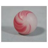 White Indian & Pink Marble (?) 0.650'