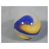 Akro Agate Violet & Yellow Popeye Marble 0.755'