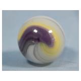 Akro Agate Purple & Yellow Popeye Marble 0.764'