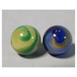 (2) Akro Agate Mix Lemon Limeade/Corkscrew
