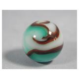 Ravenswood Teal Base Oxblood Marble 0.648'