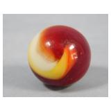 Akro Ketchup & Mustard Corkscrew Marble 0.808'