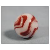 Akro Agate Milky Oxblood Marble 0.607'