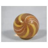 Amber Base Banded Lutz Marble 0.888'