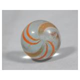 Orange Banded Lutz Marble 0.978'