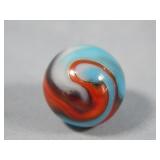 Peltier Multi-Colored Swirl Red/Blue Marble 0.634'