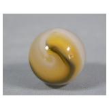 Akro Agate Blue & Yellow Popeye Marble 0.628'