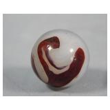 Akro Agate Silver Oxblood Marble 0.633'