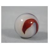 Akro Agate Silver Oxblood Marble 0.622'