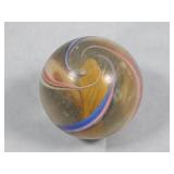 c. 1800's German Latticino Marble 2.08'