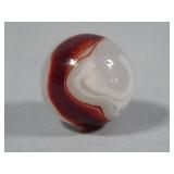 Akro Agate Silver Oxblood Marble 0.762'