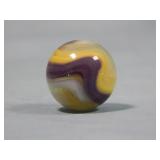 Akro Agate Purple & Yellow Popeye Marble 0.765'