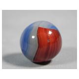 Akro Agate Blue & Oxblood Patch 0.622'