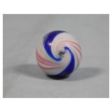 Antique PEPPERMINT Swirl Marble 0.682'
