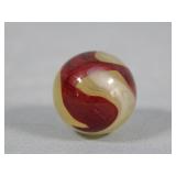 Akro Agate Lemonade Oxblood Marble 0.602'