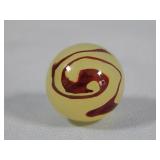 Akro Agate Lemonade Oxblood Marble 0.615'