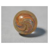 c. 1800 German Caged Double Ribbon Marble 0.603'