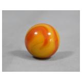 Akro Agate Yellow & Orange Corkscrew 0.636'