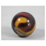 Akro Agate Rootbeer Float Corkscrew Marble 0.642'