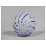 Antique German CLAMBROTH Blue Marble 0.728'