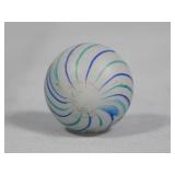 Antique German CLAMBROTH Green/Blue Marble 0.713'