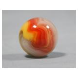 Akro Agate Orange & Yellow Popeye Marble 0.784'