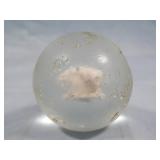 Antique c 1880's Sulfide Marble BOAR 2.387'