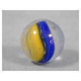Akro Blue & Yellow Popeye Patch Marble 0.662'