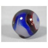 Akro Agate Blue OXBLOOD Marble 0.716'