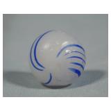 Antique German CLAMBROTH Blue Marble 0.649'