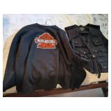 Shirt and vest, Hairy doginson vintage.