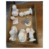 7 precious moment figures.