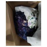 Box of bedding, Chanille and more