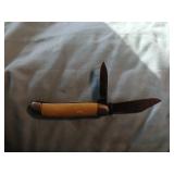 Hammer brand pocket knife, 2 blade 3 1/4 inch.