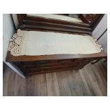 Antique dresser runner cloth.