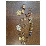 Costume jewelry signed Pins trafari and more