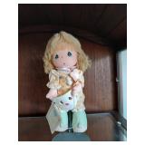 Precious moments, soft cloth doll, 11 inches.