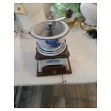 Vintage coffee grinder.