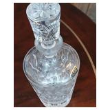 Violetta, Poland crystal decanter, 10 inches