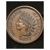 Replica copy, Indian, had penny, 3 inches wide.