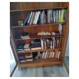 Contents of the book shelf books, bibles, more