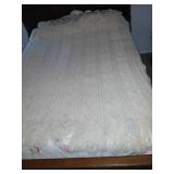 Vintage crocheted, bedspread, 67 x 62
