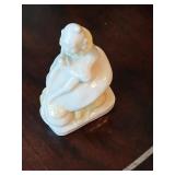 Beleek irish leprechaun  figure 5.25 inch.