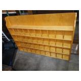 Solid wood whatnot shelf 49 x 34 cups a saycers