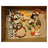 Holiday necklaces earrings pins x mas halloween