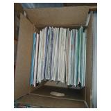 Box of records, classic music, mostly