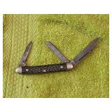John Primble Belknap 3 blade knife 2 3/4' closed.