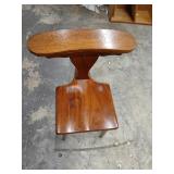 Brass inlaid prayer chair Ganipeg furn brass lose