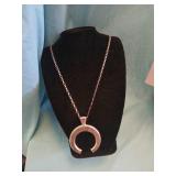 Sterling Native American Naja Navajo pendant